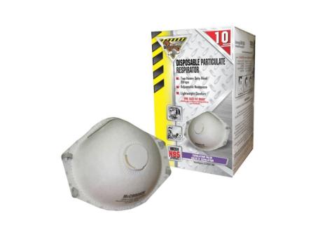WORKHORSE N95 MASK WITH VALVE 10pk