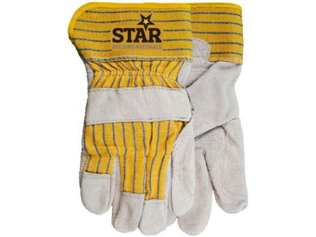 WATSON DOUBLE DUTY COWHIDE LEATHER STAR GLOVES ONE SIZE