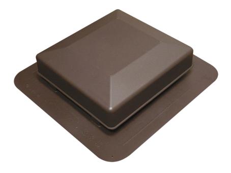 DURAFLO SQUARE TOP 6050 ROOF VENT - BROWN