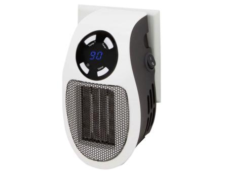 WALL OUTLET CERAMIC HEATER 350W WHITE