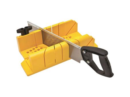 STANLEY CLAMPING MITRE BOX & SAW COMBO