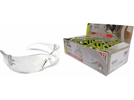 WORKHORSE LIGHT WEIGHT SAFETY GLASSES 12 PACK CLEAR LENS