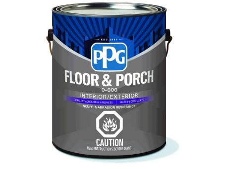PPG PORCH & FLOOR INTERIOR/EXTERIOR GLOSS WATER-BOURNE ALKYD DIXIE GREY 3.78L