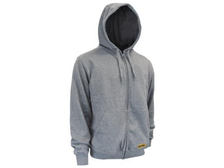 DEWALT HEATED MEN'S ZIP-UP FRENCH TERRY COTTON HOODIE GRAY X-LARGE (TOOL ONLY)