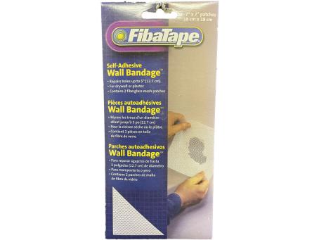 FIBATAPE WALL BANDAGE FIBERGLASS WALL REPAIR PATCH 7x7 2pk