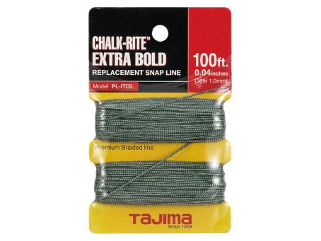 TAJIMA CHALK-RITE 1.0mm x 100' EXTRA BOLD REPLACEMENT LINE